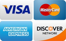 Credit Cards We Accept!